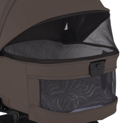 Moisés Infantil Silver Cross Nia Chocolate - BR - Conforto Térmico e Ventilação Panorâmica